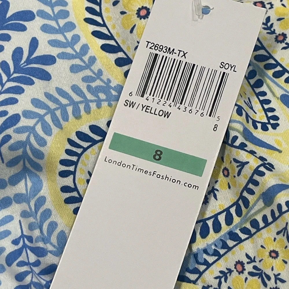 NWT London Times Dress Size 8 - Picture 3 of 6